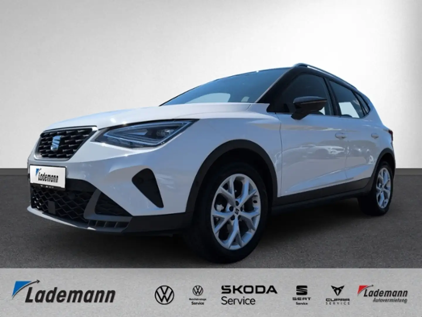 SEAT Arona 1.0 TSI FR LED+NAVI+KLIMA+RFK+GRA+SHZ+PDC+ Weiß - 1