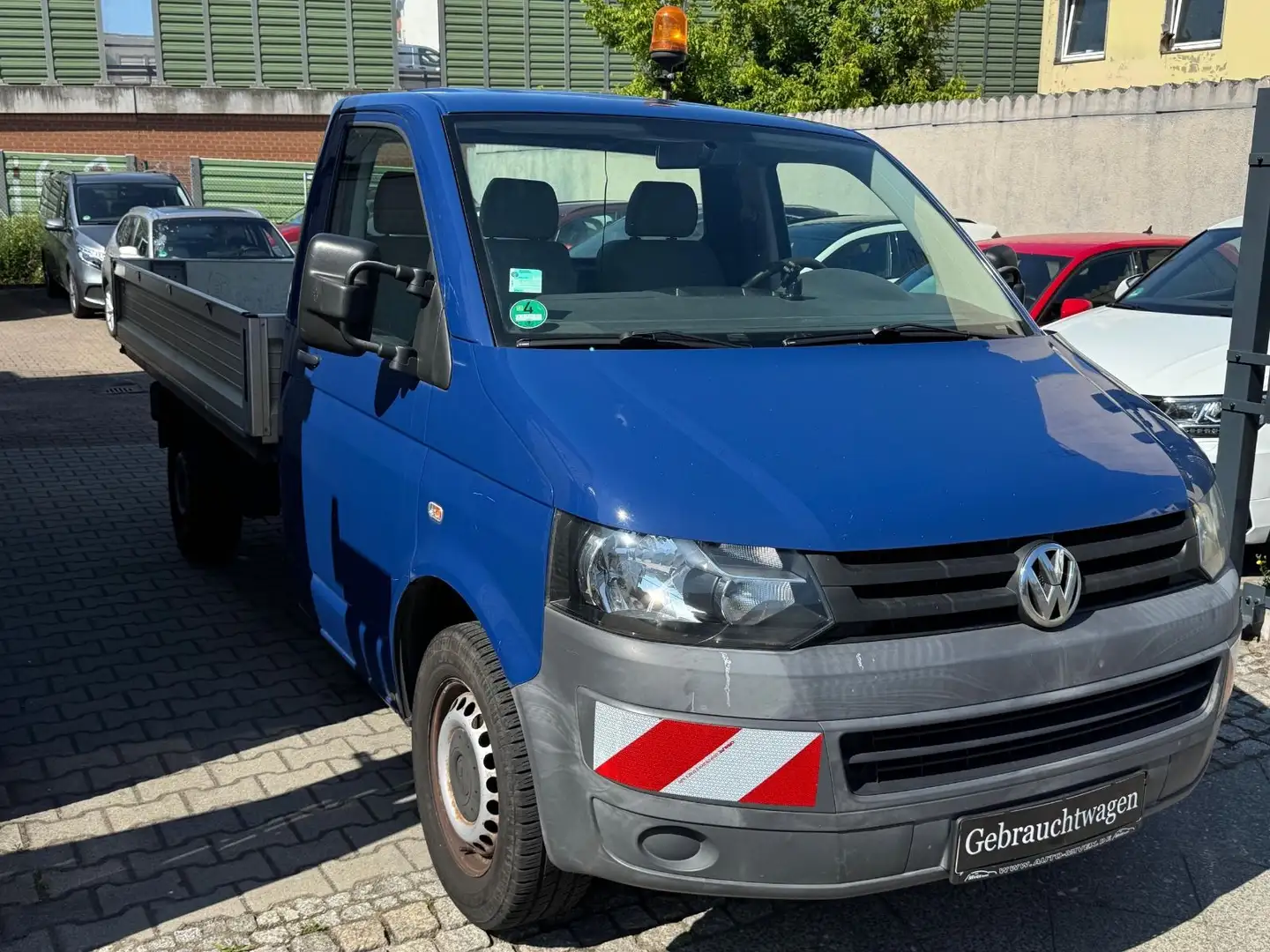 Volkswagen T5 Transporter T5 2,0 TDI Transporter Pritsche Tieflader HU NEU Blau - 2