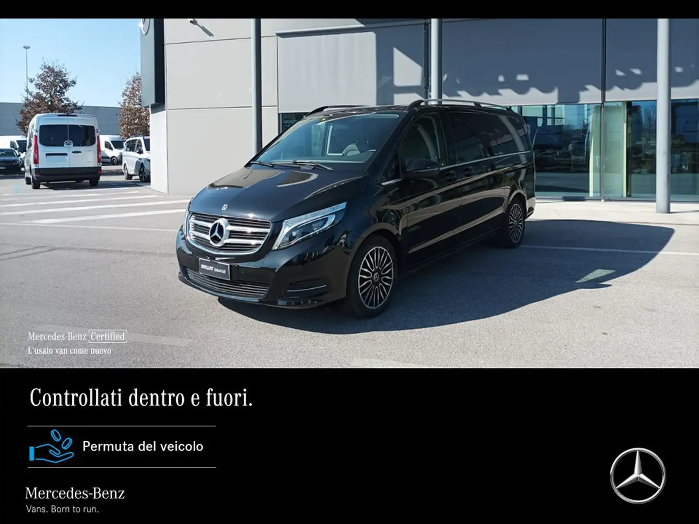 Mercedes-Benz V 250 long 250 d premium auto Nero - 1