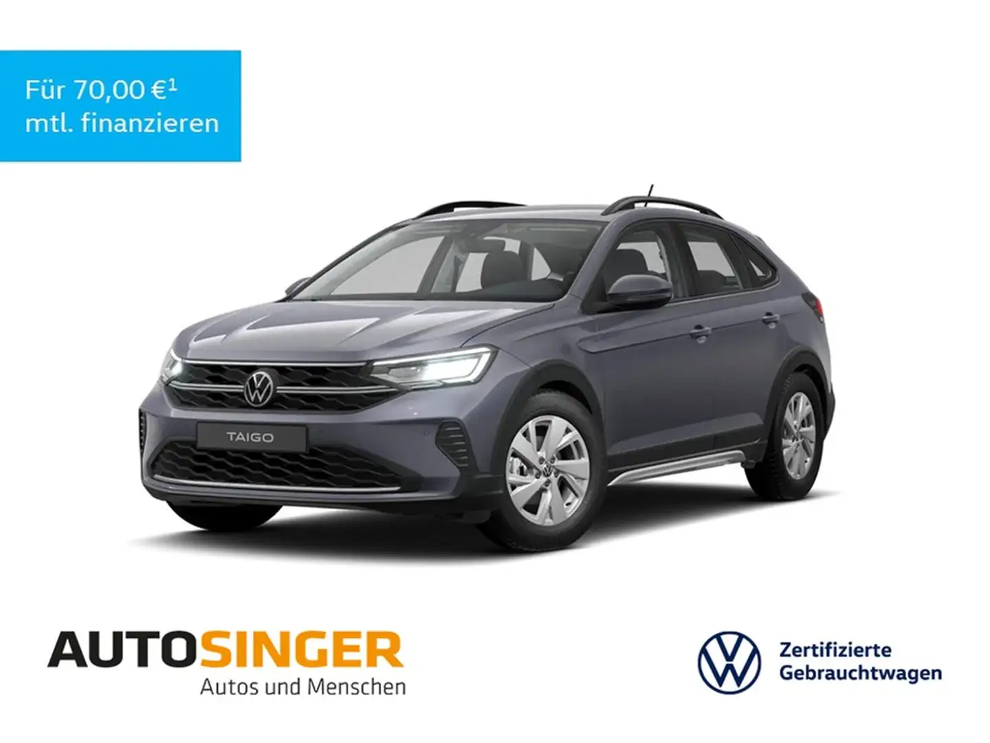 Volkswagen Taigo Life 1.0 TSI *LED*PDC*SHZ*LANE* Gris - 1