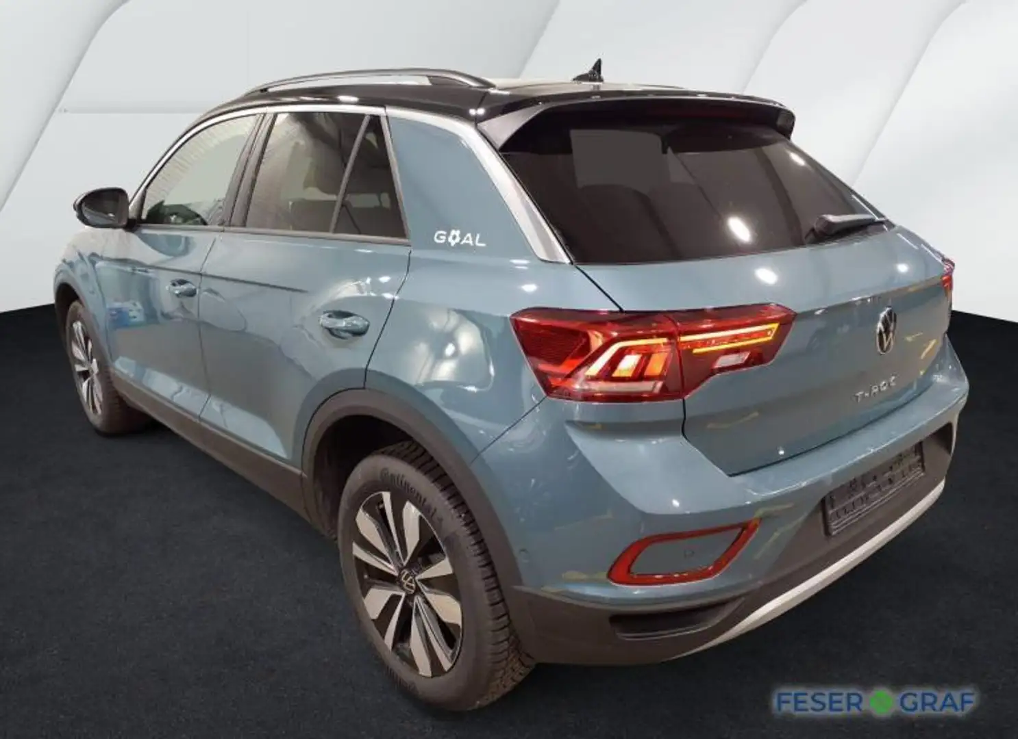 Volkswagen T-Roc 2.0 TDI DSG Goal AHK NAVI KAM LED-PLUS APP Blau - 2