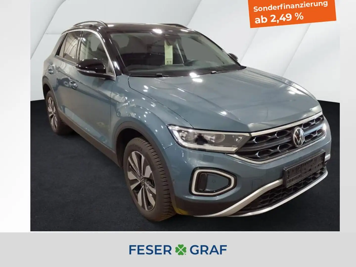 Volkswagen T-Roc 2.0 TDI DSG Goal AHK NAVI KAM LED-PLUS APP Blau - 1