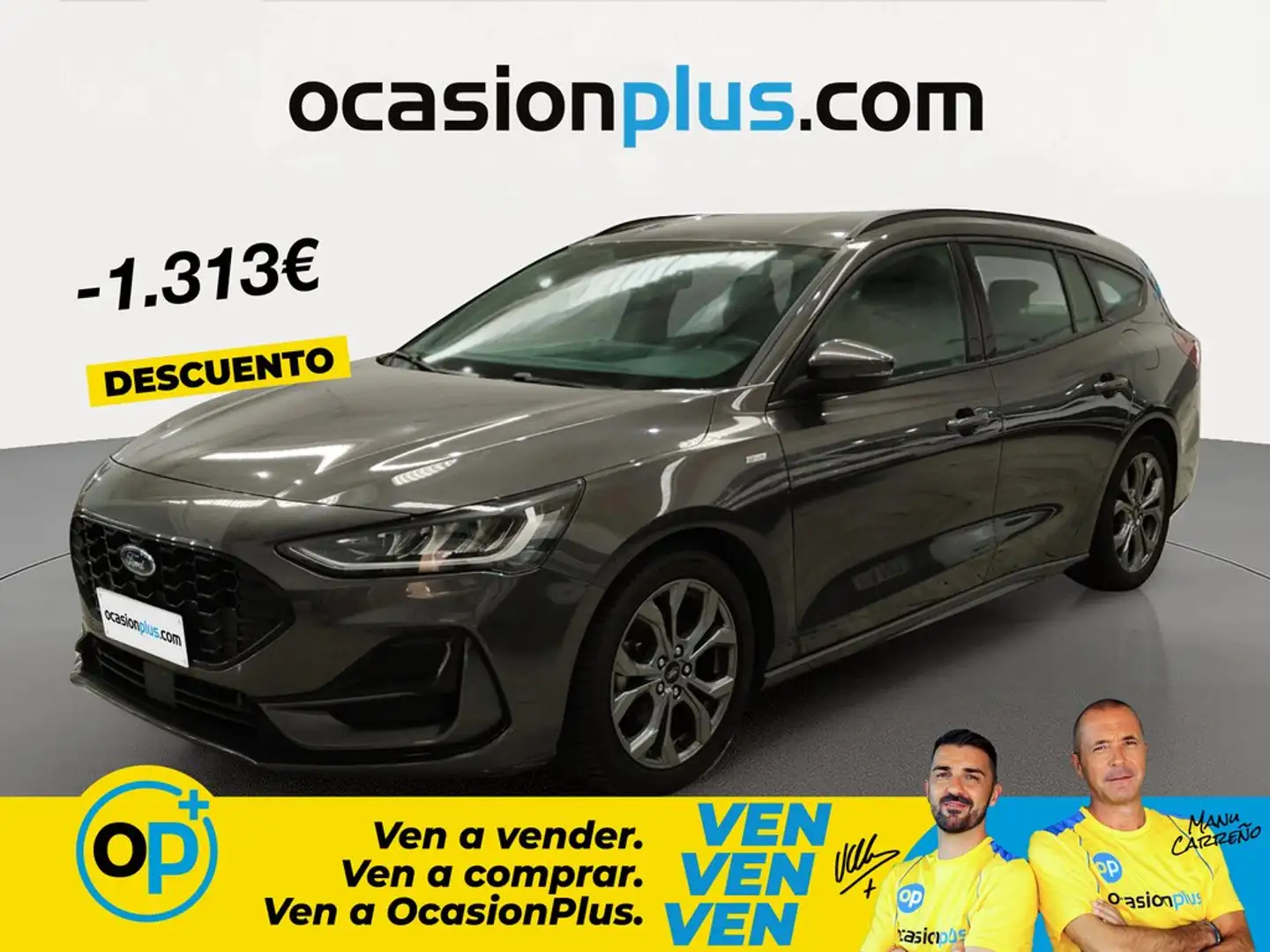 Ford Focus Sportbreak 1.0 Ecoboost MHEV ST-Line 155 Aut. Gris - 1