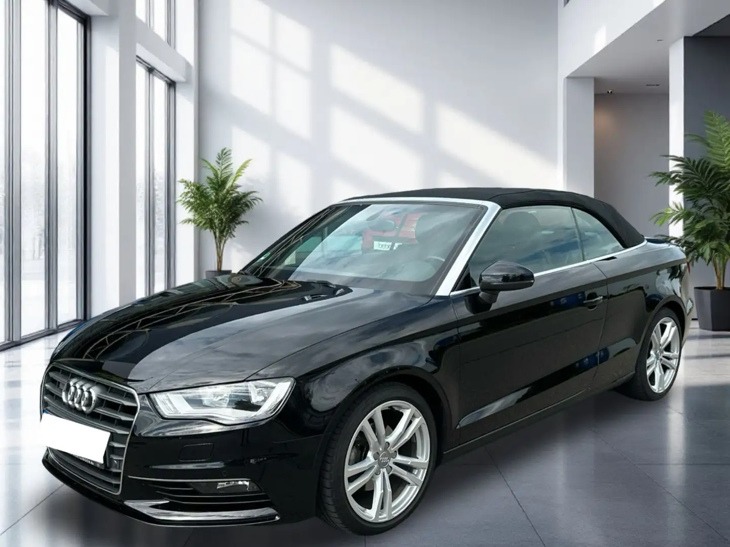 Audi A3 Cabriolet S tronic sehr gepflegtes Fahrzeug Schwarz - 1