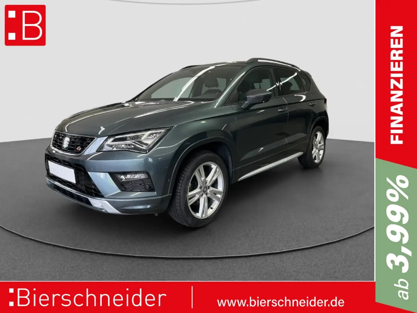 SEAT Ateca 1.5 TSI FR AHK KAMERA NAVI DAB SHZ LED Grau - 1