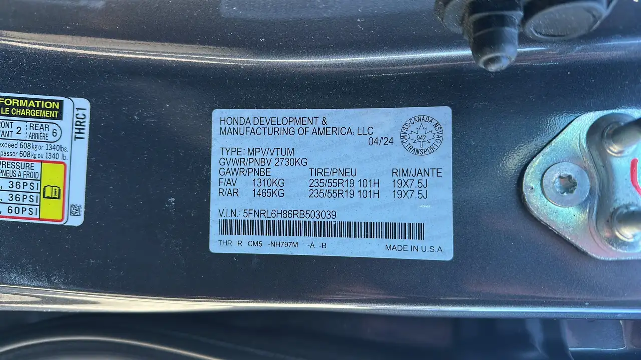 Honda Odyssey снимка Honda Odyssey