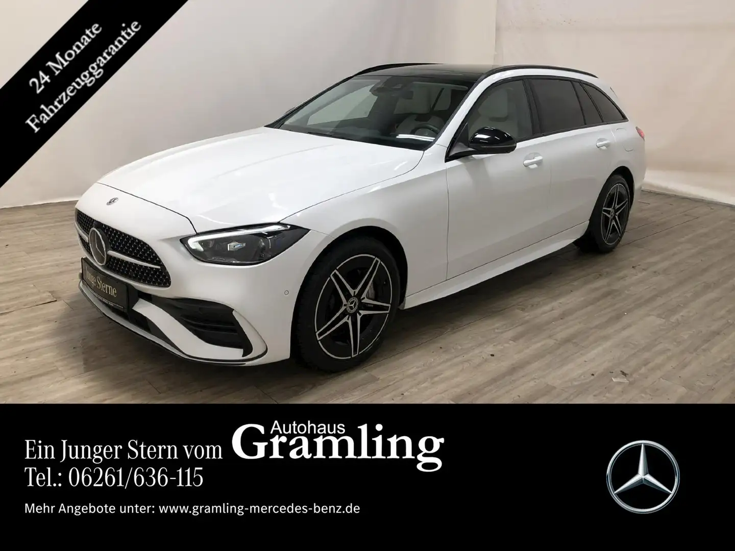 Mercedes-Benz C 300 de T 4M AMG Distron*AHK*Pano*DIGITAL LIGHT Weiß - 1