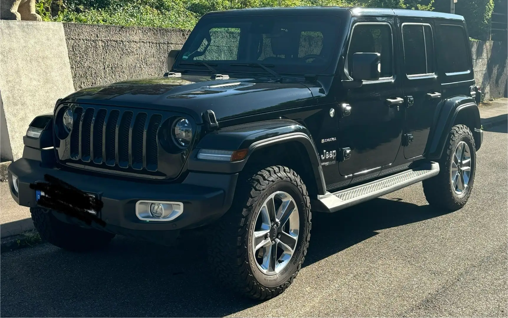 Jeep Wrangler 2.0 T-GDi Unlimited Sahara Automatik, Hard Top Schwarz - 1