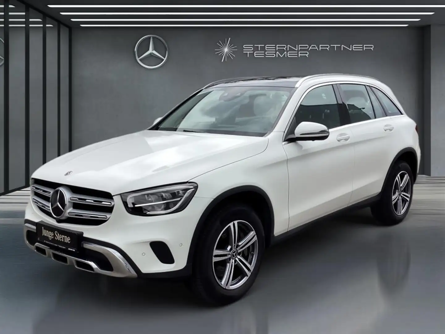 Mercedes-Benz GLC 300 de 4M +MBUX+PANO+KAMERA+AHK+360°+HuD+SHZ Blanc - 1