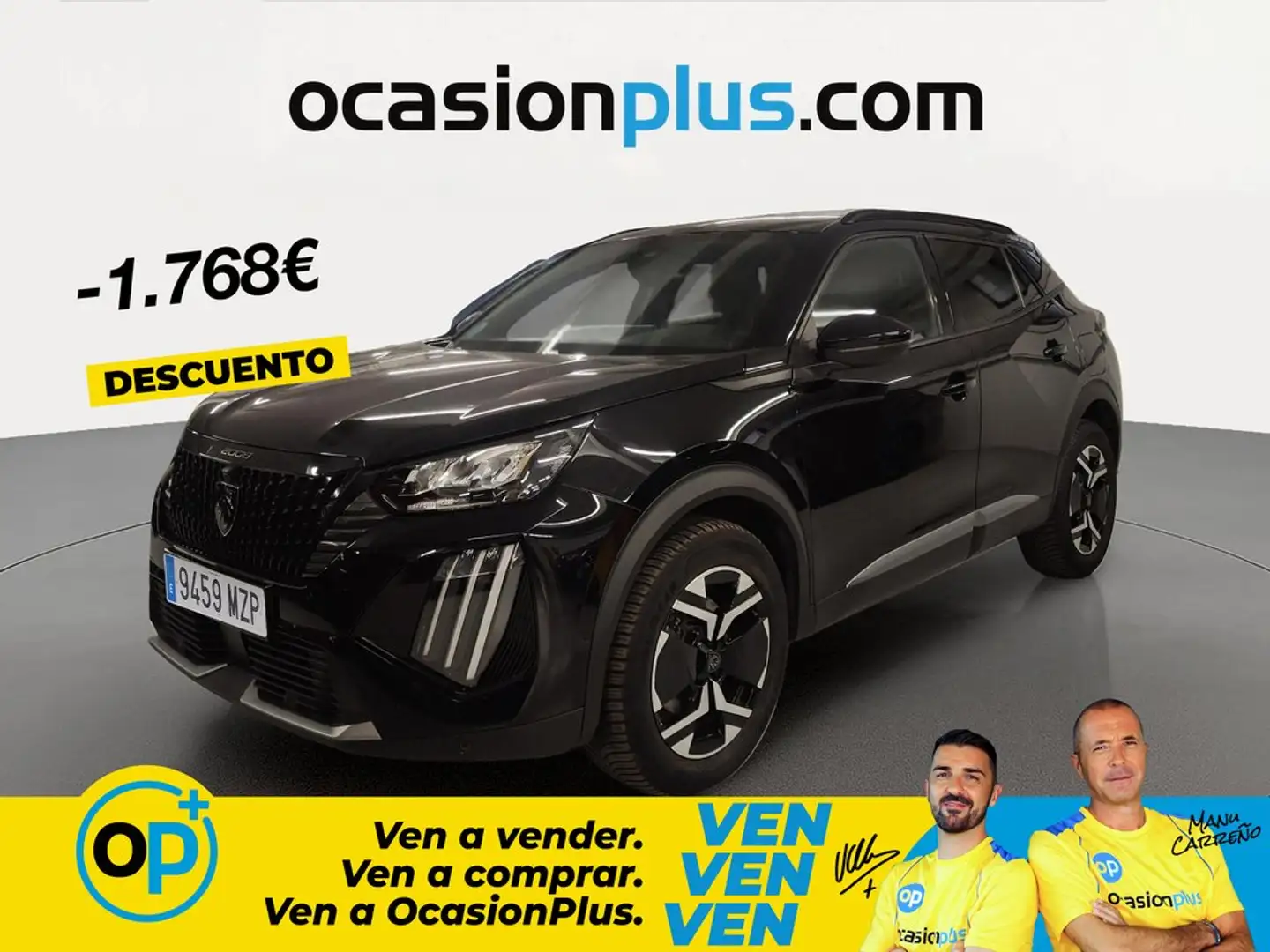 Peugeot 2008 Hybrid 136 Allure eDCS6 Negro - 1