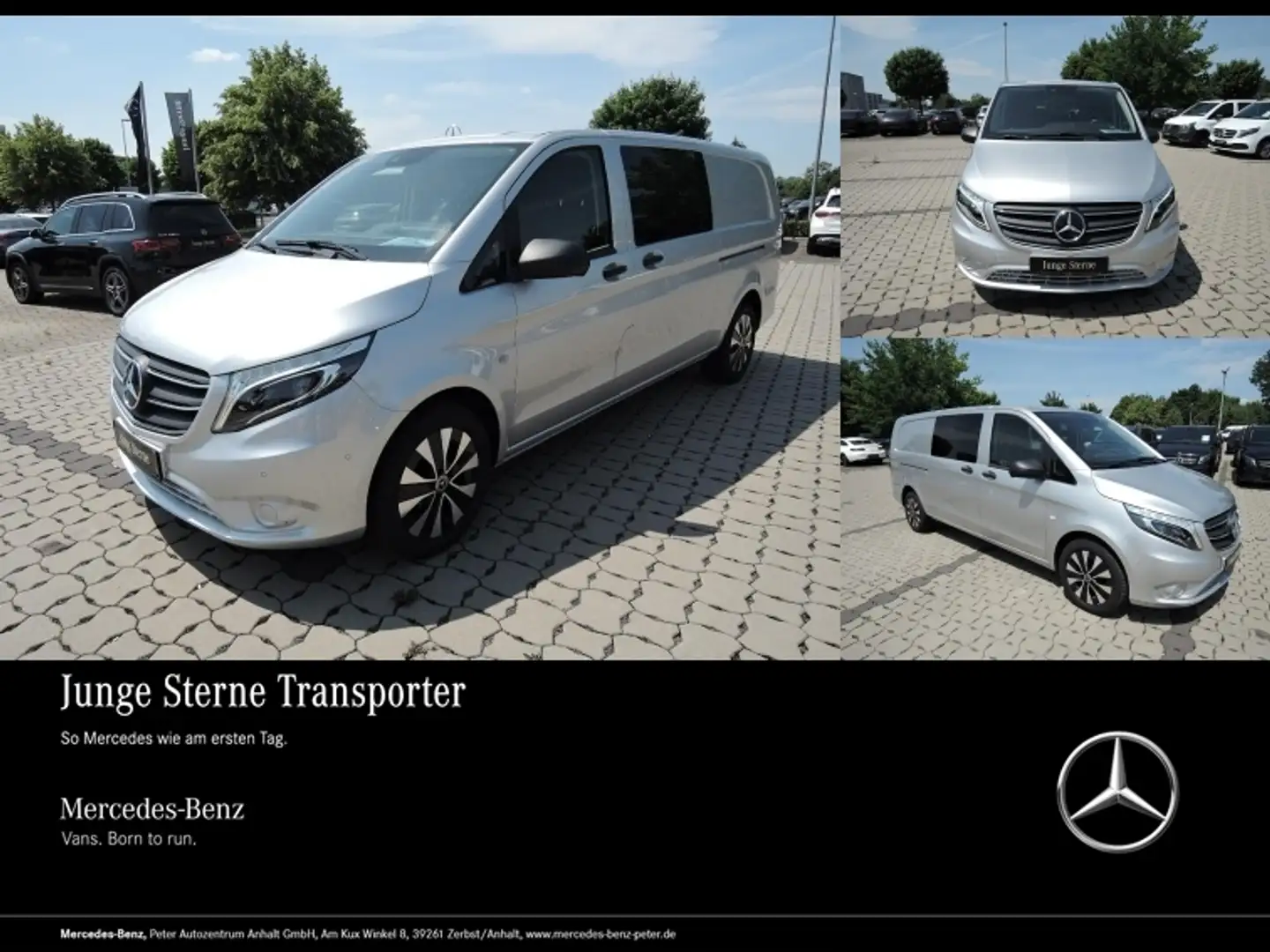 Mercedes-Benz Vito 119 CDI Mixto extralang  AHK 2,5t/Distronic Silber - 1