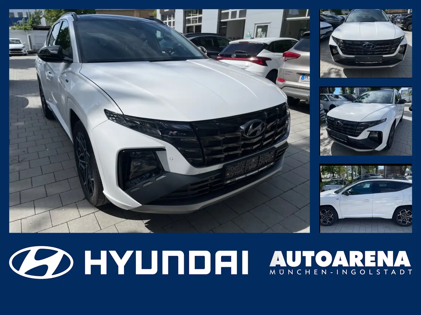 Hyundai TUCSON 1.6 T-GDI N Line Automatik, Navi, Klima Weiß - 1