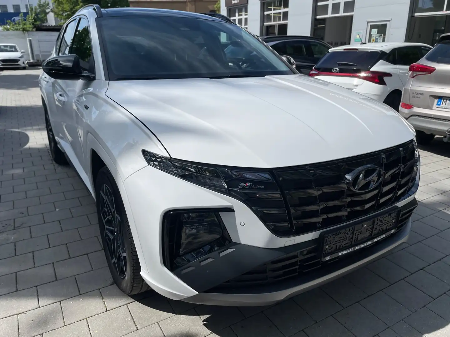 Hyundai TUCSON 1.6 T-GDI N Line Automatik, Navi, Klima Weiß - 2