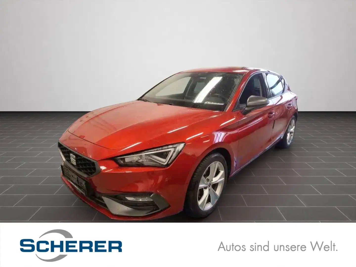 SEAT Leon 1,5 TSI F-Line AHK/RFK/NAVI/LED/u.v.m. Rot - 1