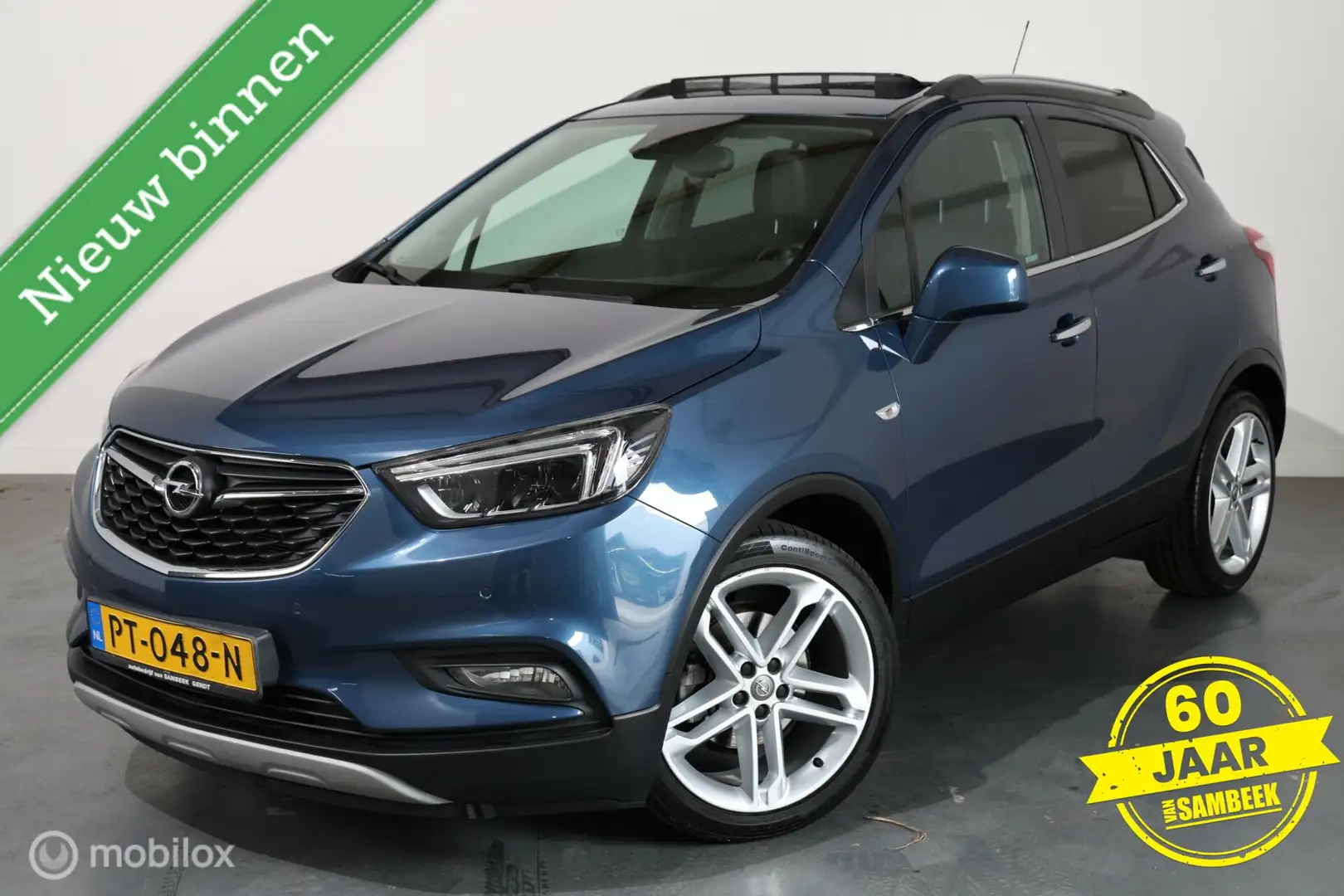 Opel Mokka X 1.4 Turbo Innovation - PANO-NAVI-TREKHAAK-WINTERPA Blauw - 2