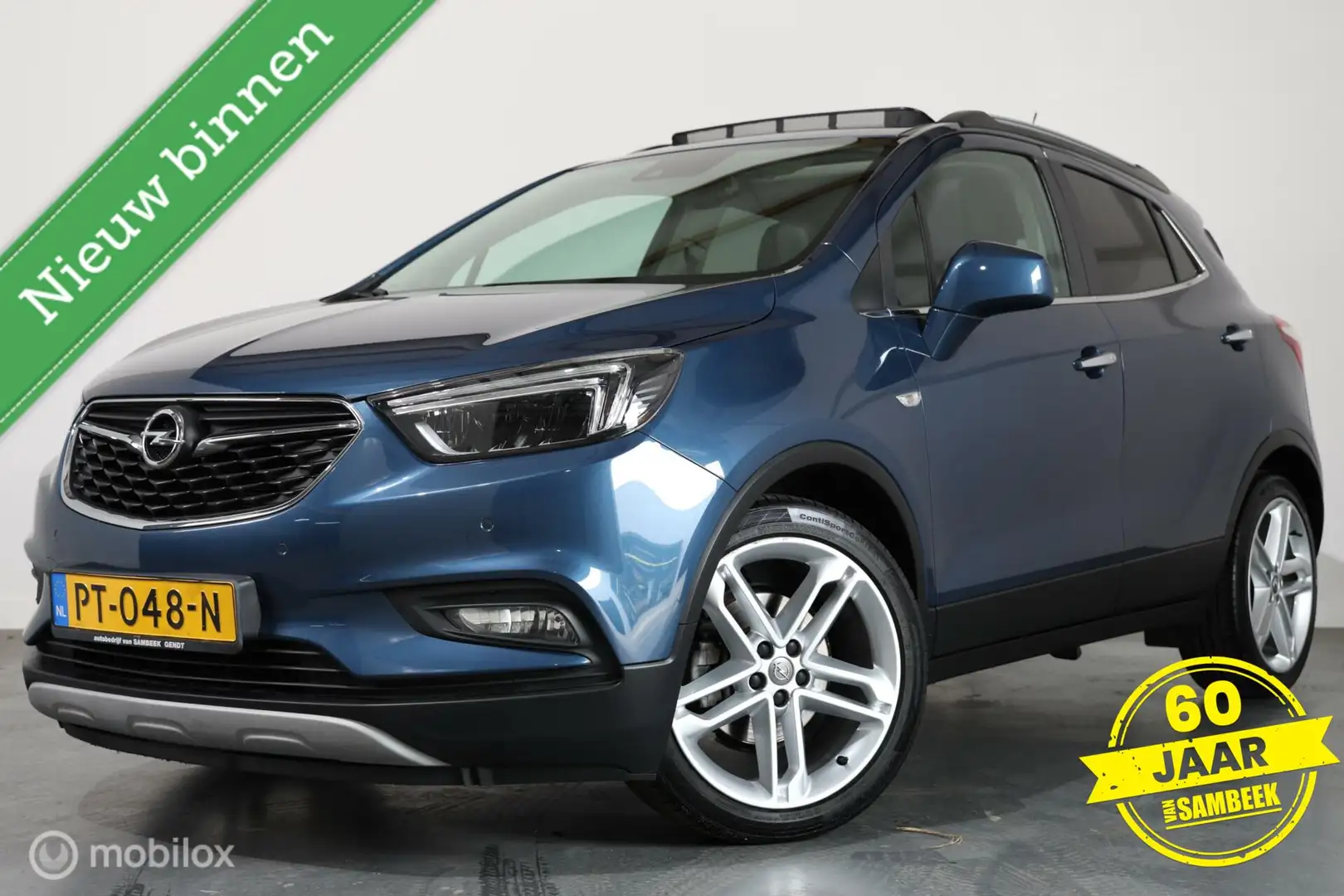 Opel Mokka X 1.4 Turbo Innovation - PANO-NAVI-TREKHAAK-WINTERPA Blauw - 1