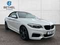 BMW 218 i Cabrio M Sport, LED, Nav, SHZ, PDC Sportpaket Blanc - thumbnail 3