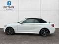 BMW 218 i Cabrio M Sport, LED, Nav, SHZ, PDC Sportpaket Blanc - thumbnail 8
