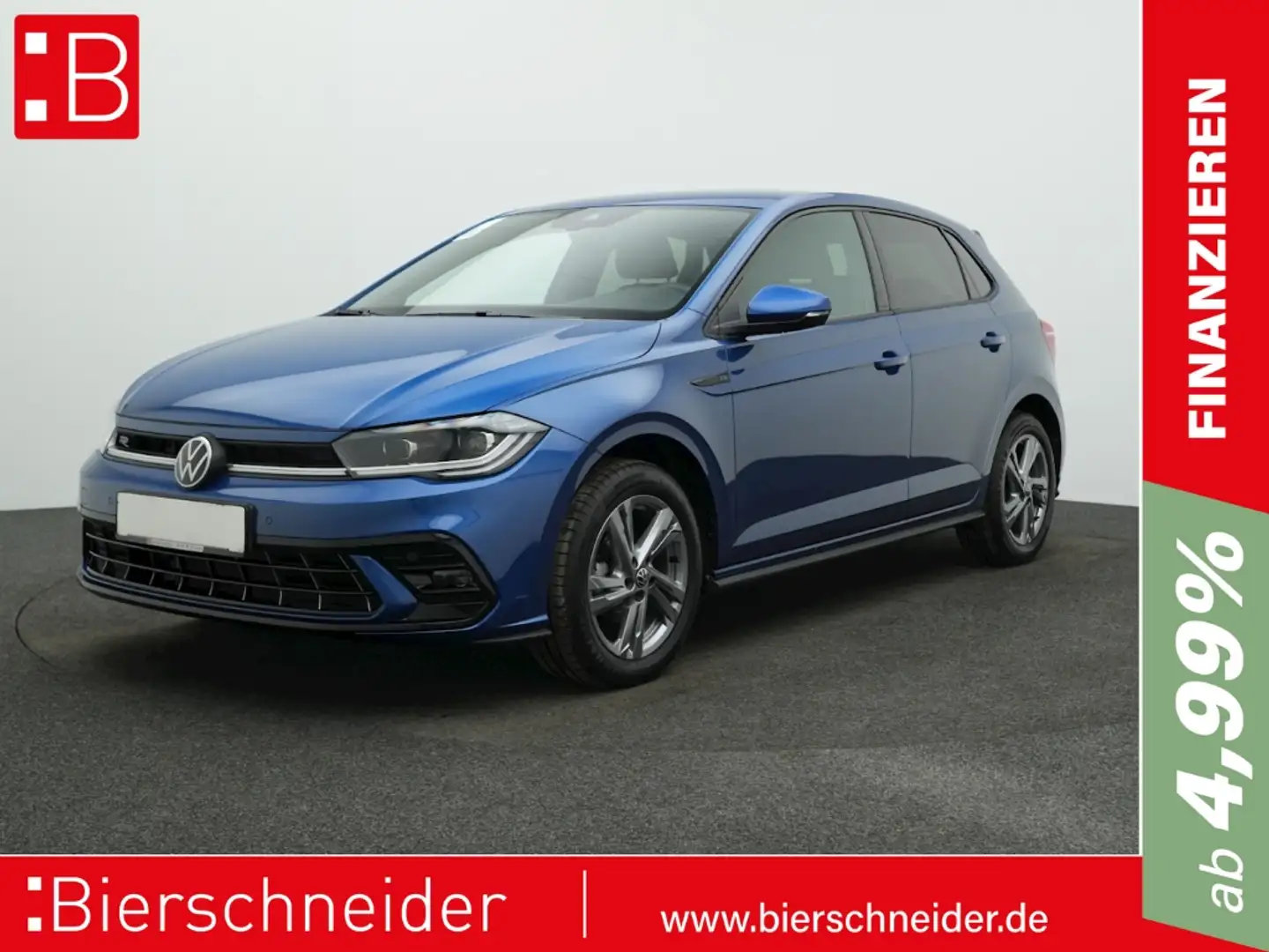 Volkswagen Polo 1.0 TSI DSG R-Line IQ.LIGHT NAVI KAMERA ACC Blau - 1