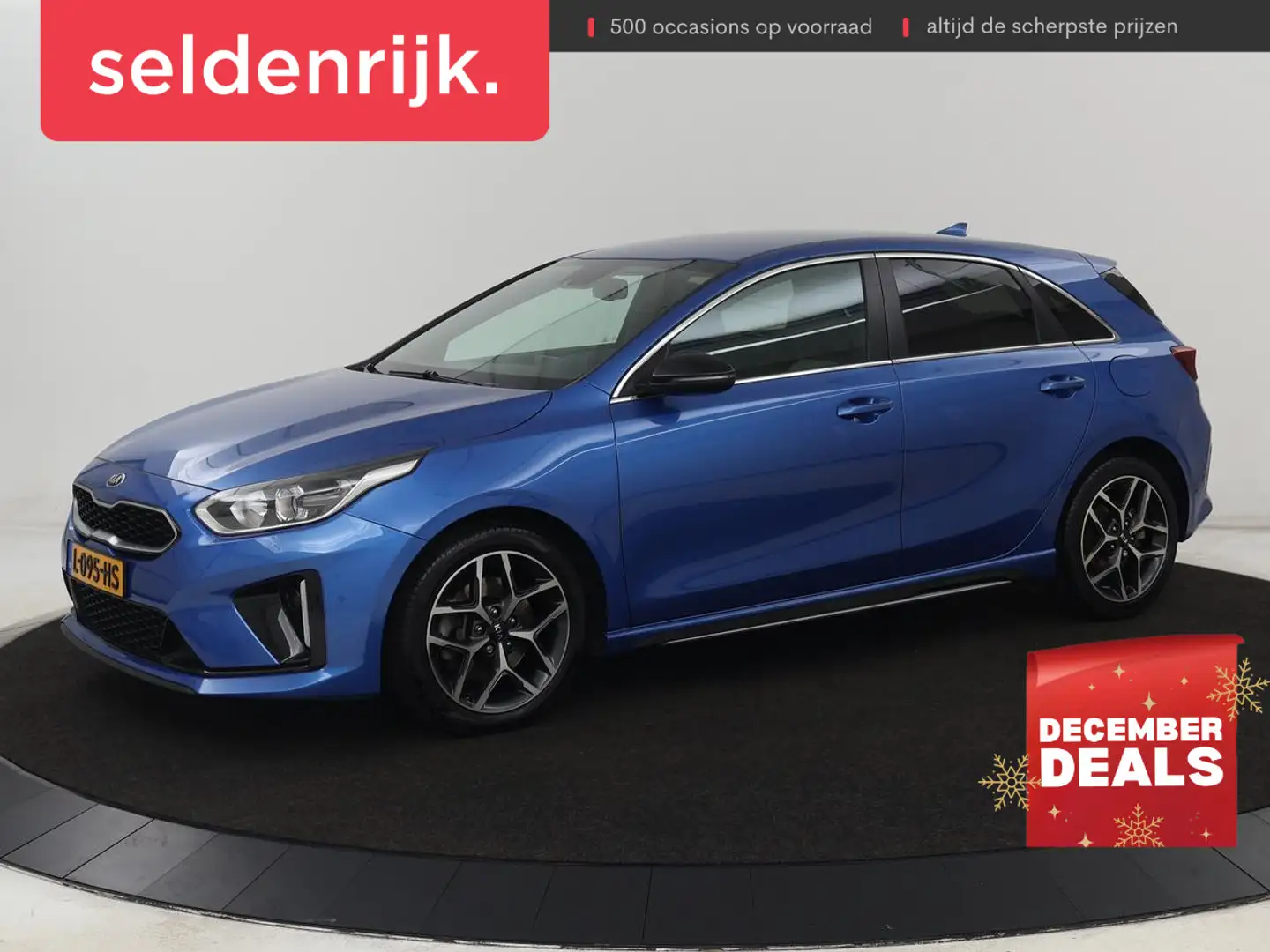 Kia Ceed / cee'd 1.5 T-GDi MHEV GT-Line | 160pk | Camera | Carplay Blauw - 1