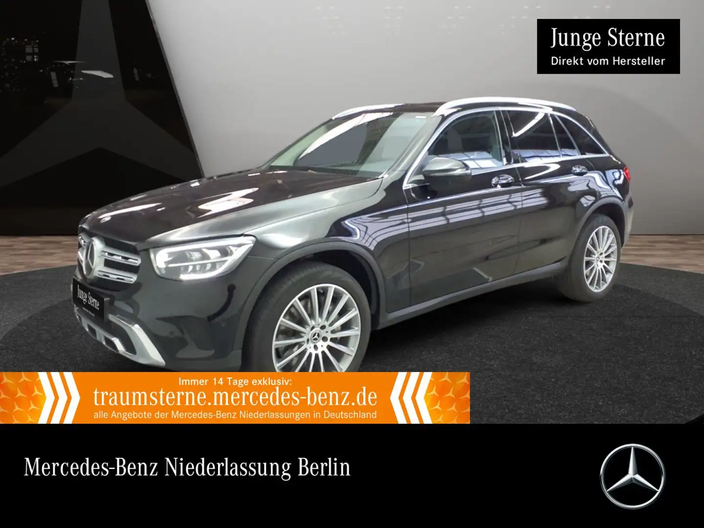 Mercedes-Benz GLC 300 e 4M PANO+360+AHK+LED+FAHRASS+KEYLESS+9G Schwarz - 1