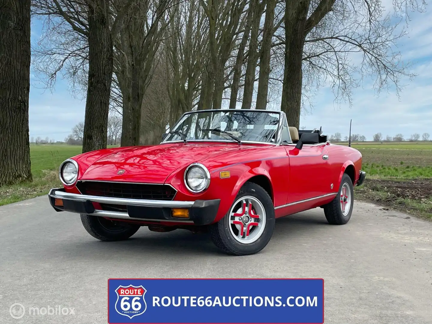 Fiat 124 Spider Spider 1980 | Route 66 Auctions Red - 1