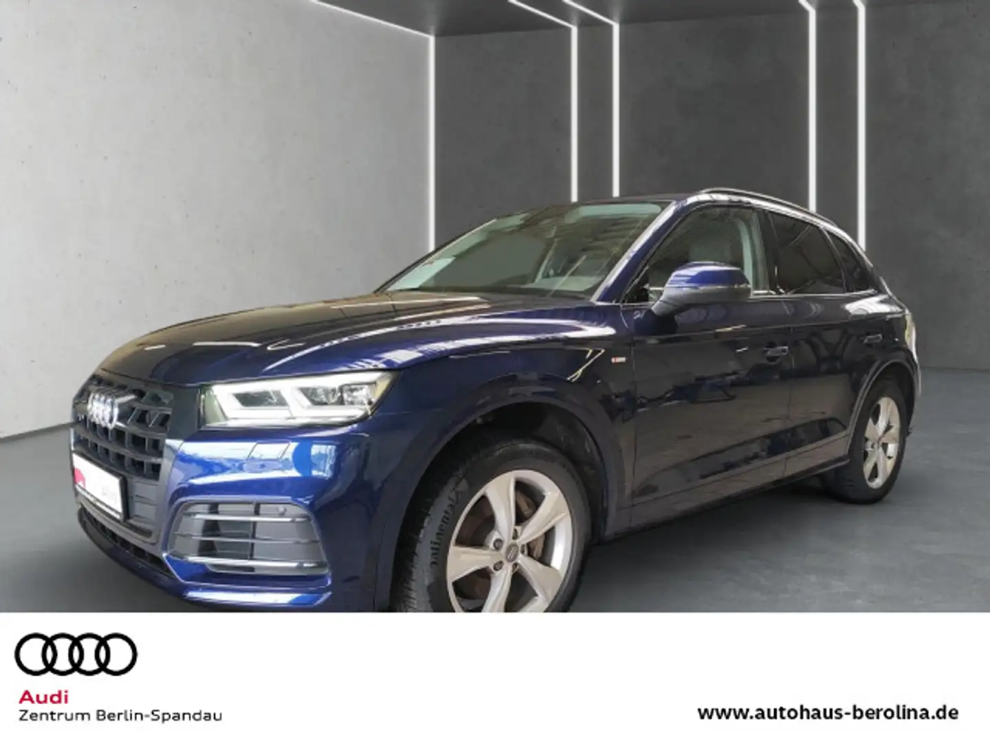 Audi Q5 35 TDI qu. S line S tronic *StdHz*AHK*LED* Blau - 1