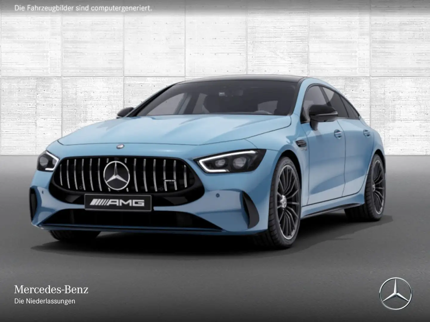 Mercedes-Benz AMG GT 63 S  Cp. 4M Perf-Abgas WideScreen Airmat Blau - 2