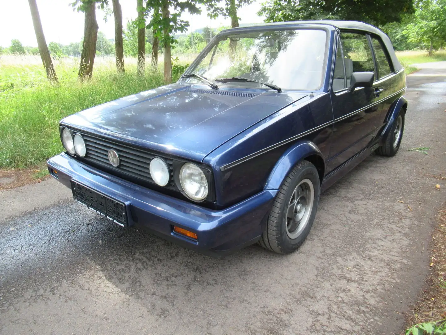 Volkswagen Golf 1.8 Cabriolet Classic 1.Hand/22Tkm... Albastru - 1