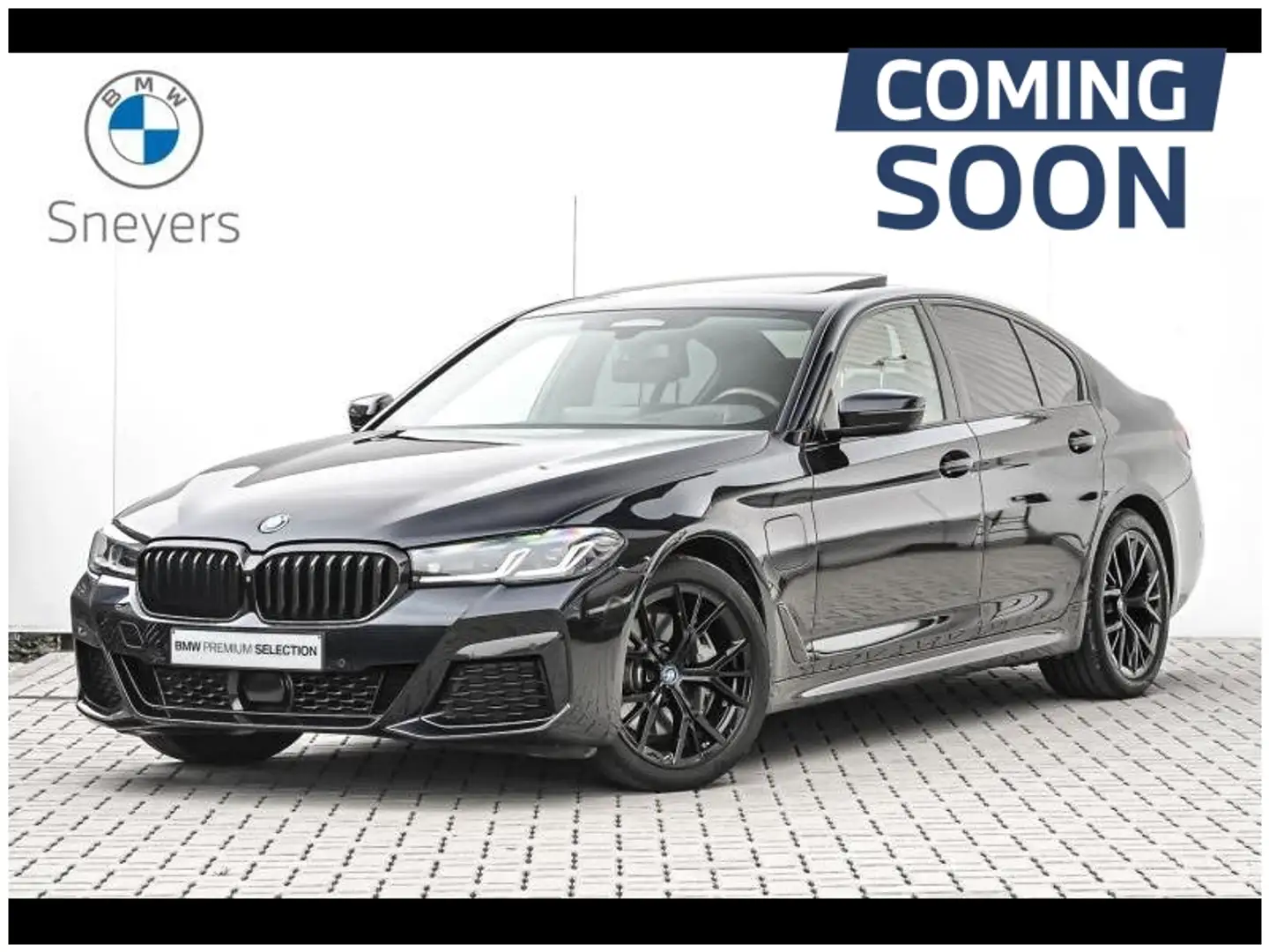 BMW 545 e xDrive Zwart - 1