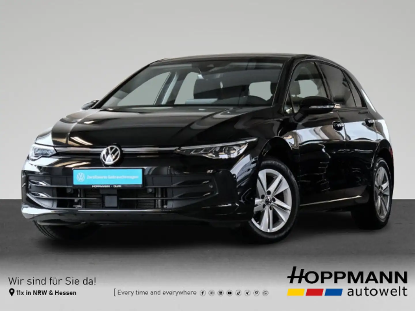 Volkswagen Golf VIII 1.5 TSI ACC LED NAVI SITZHZG KLIMA DAB Schwarz - 1