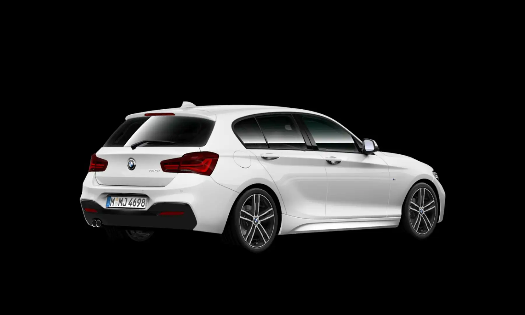 BMW 120 i Sport-Aut. ///M-Sport Lenkradhzg. HiFi DAB SAG Weiß - 2