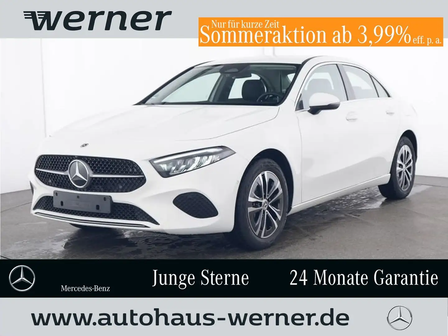 Mercedes-Benz A 250 e Limo PROG-ADV LED 11KW WINTER KAMERA DAB White - 1