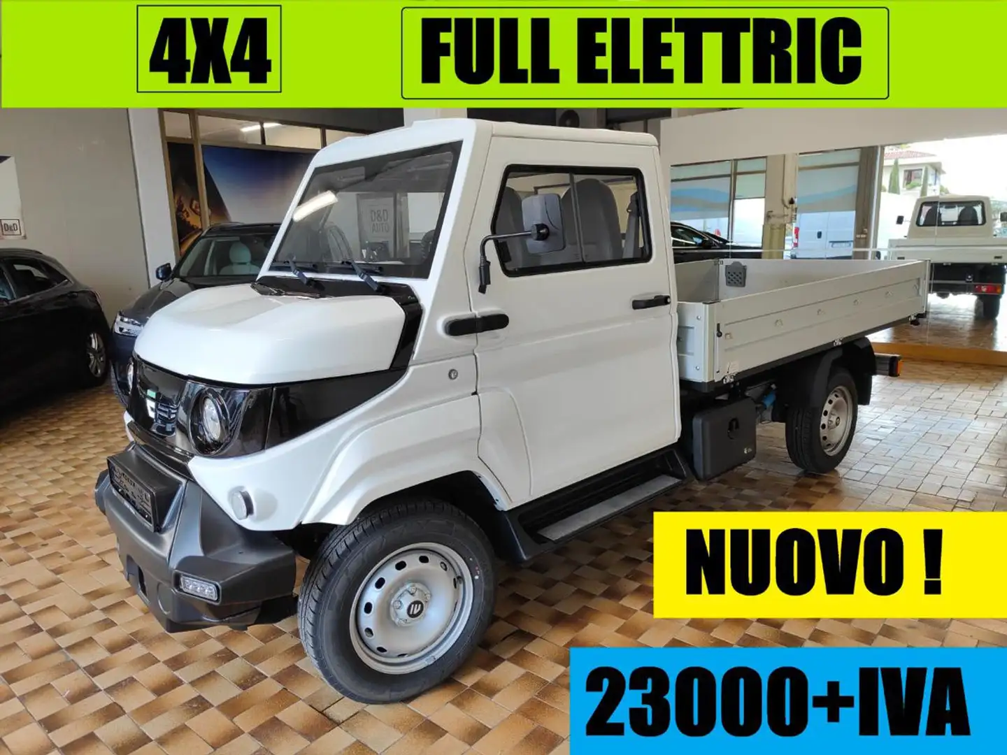 Evum MOTORS 4X4 FULL ELETTRIC XL CHASSIS Blanc - 1
