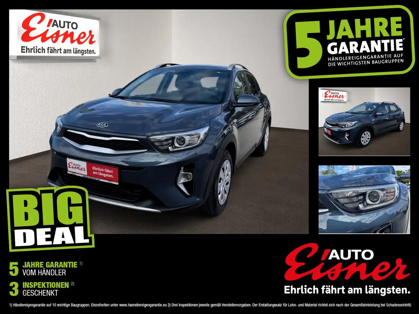 Kia Stonic 1.2 DPI COMFORT Blau - 1