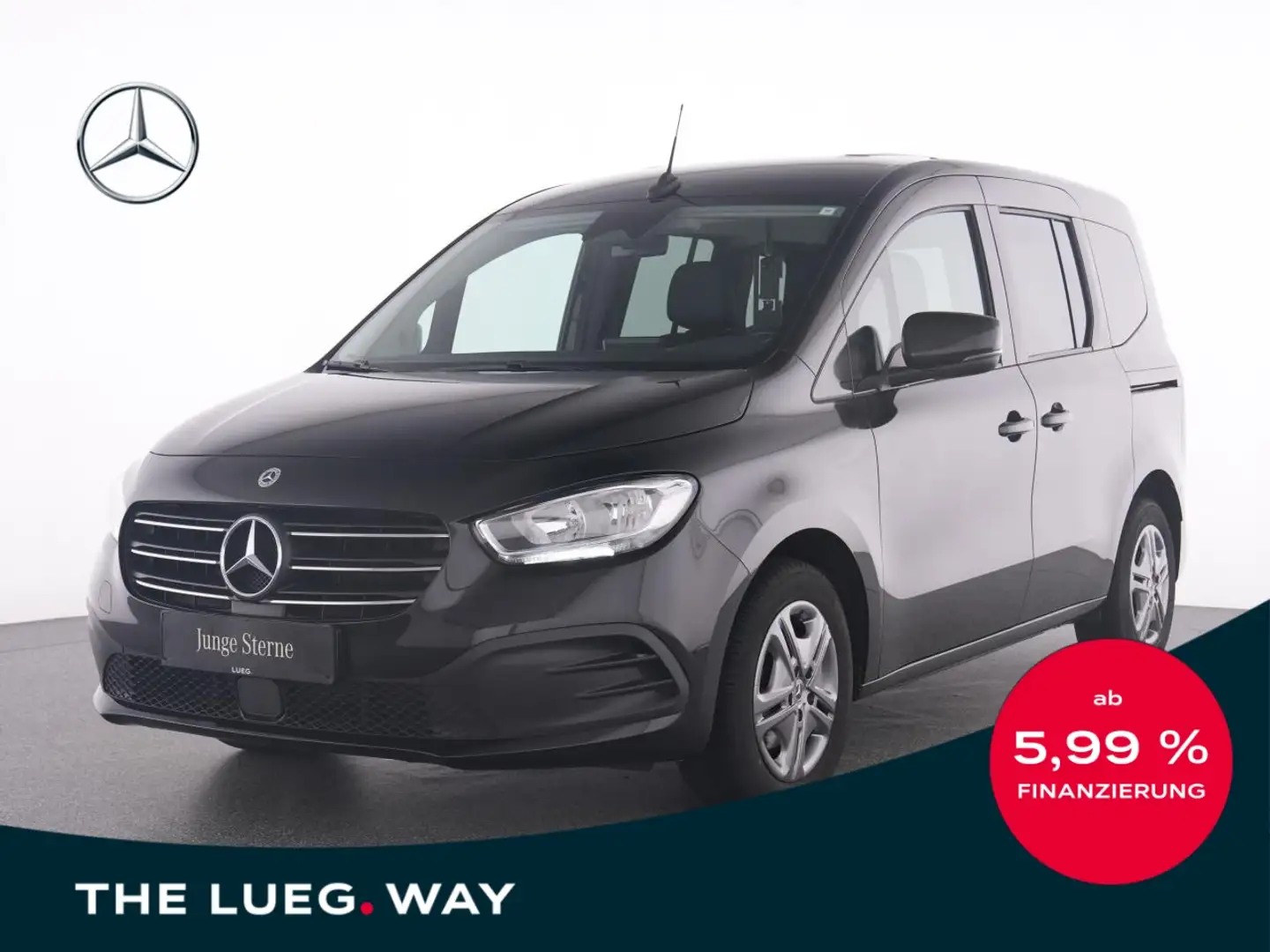 Mercedes-Benz T-Class T 180 d STYLE NaviMBUX+Kamera+SpurAssist+DAB+Kli Schwarz - 1