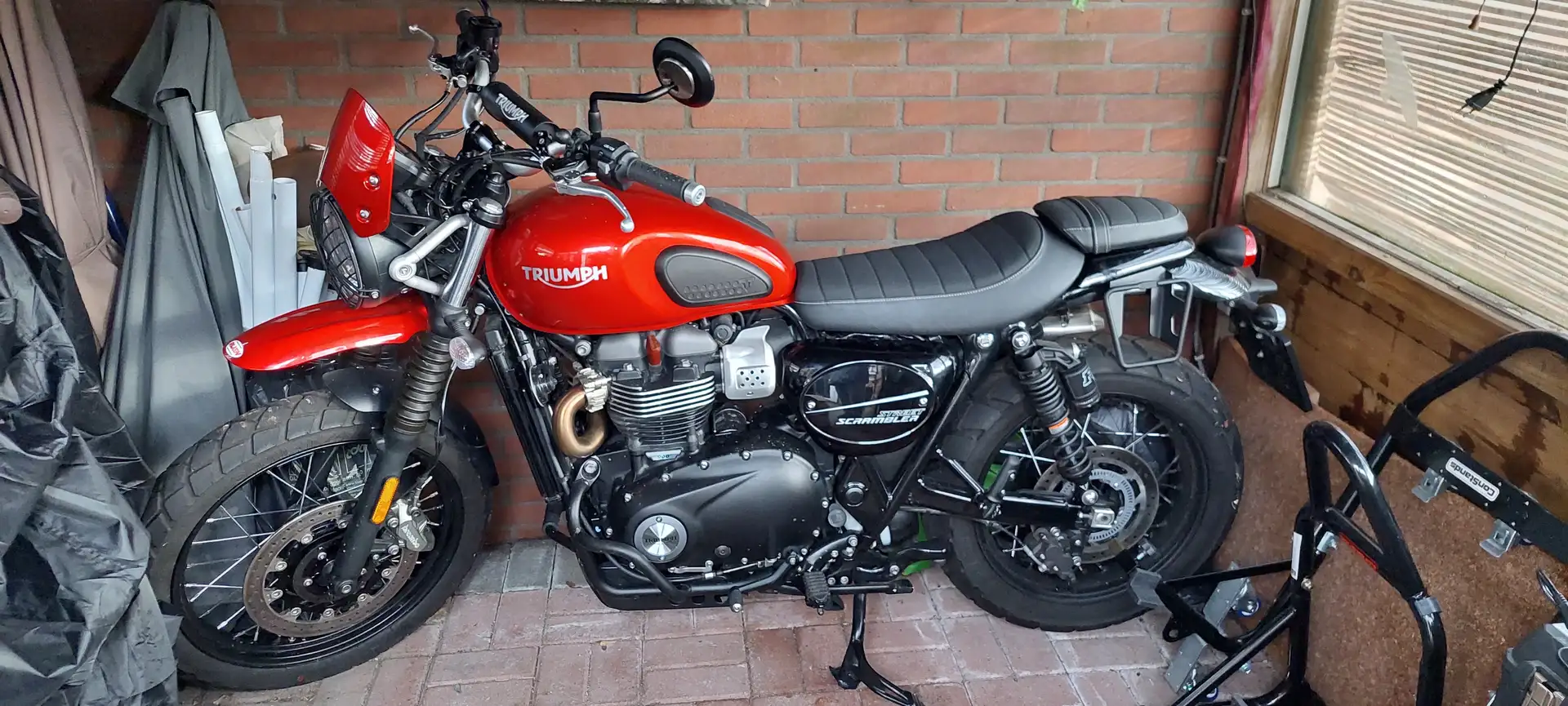 Triumph Scrambler Street Scrambler 900 Rood - 1