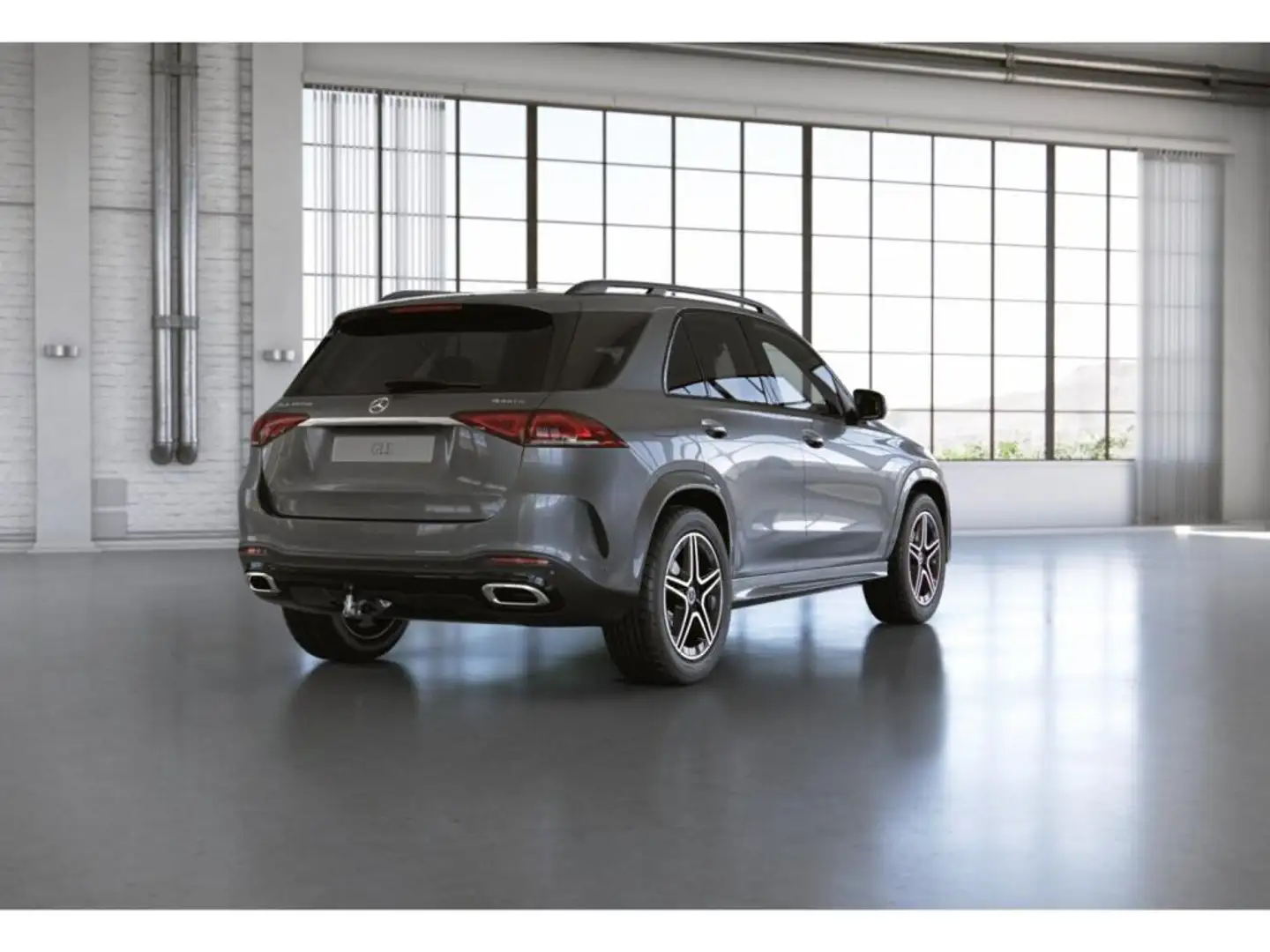 Mercedes-Benz GLE 350 de 4M AMG-Sport/360/Pano/Burm/AHK/Night Grau - 2