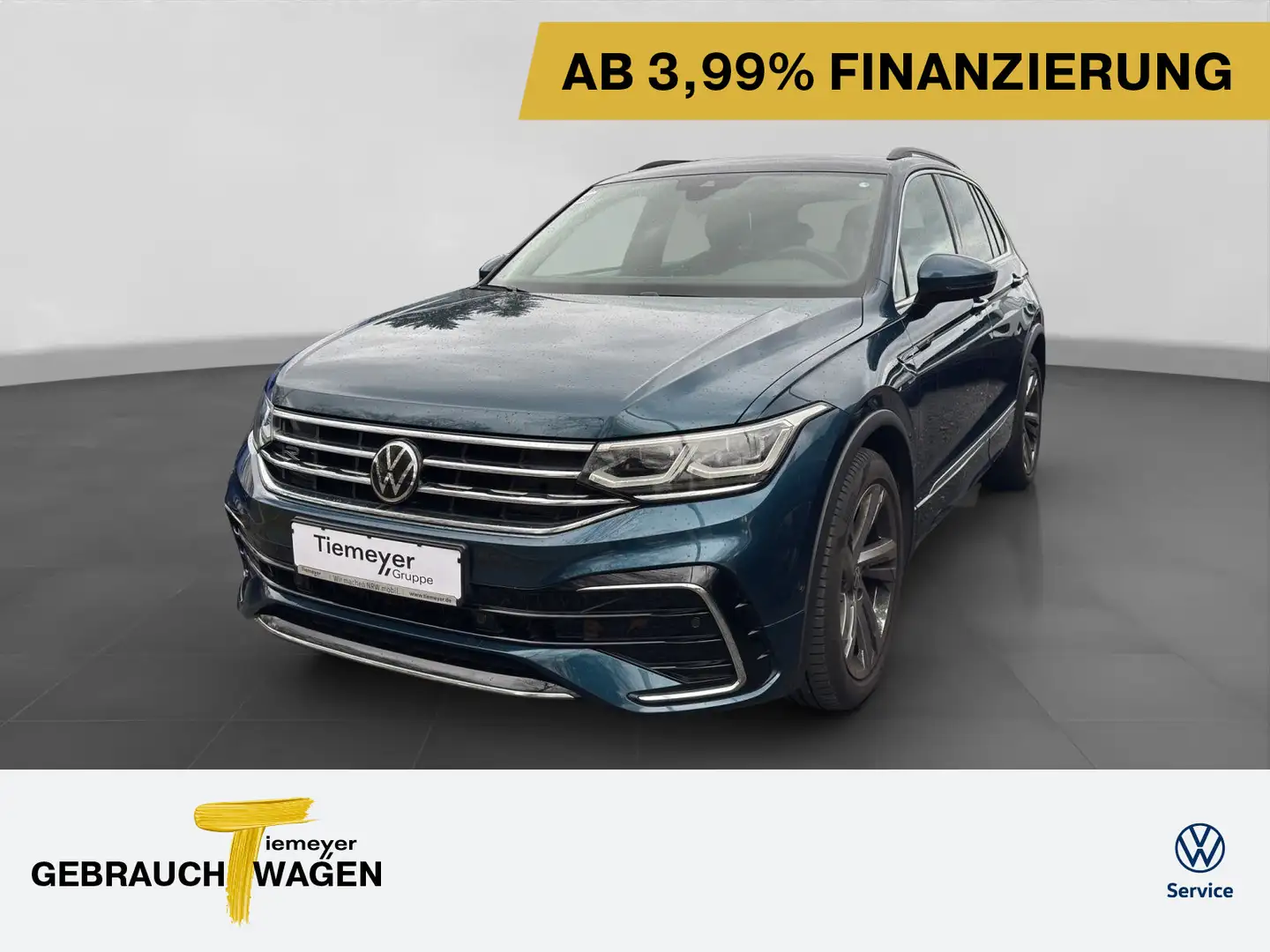 Volkswagen Tiguan 1.5 TSI DSG R-LINE LM19 AHK IQ.LIGHT KAME Bleu - 1