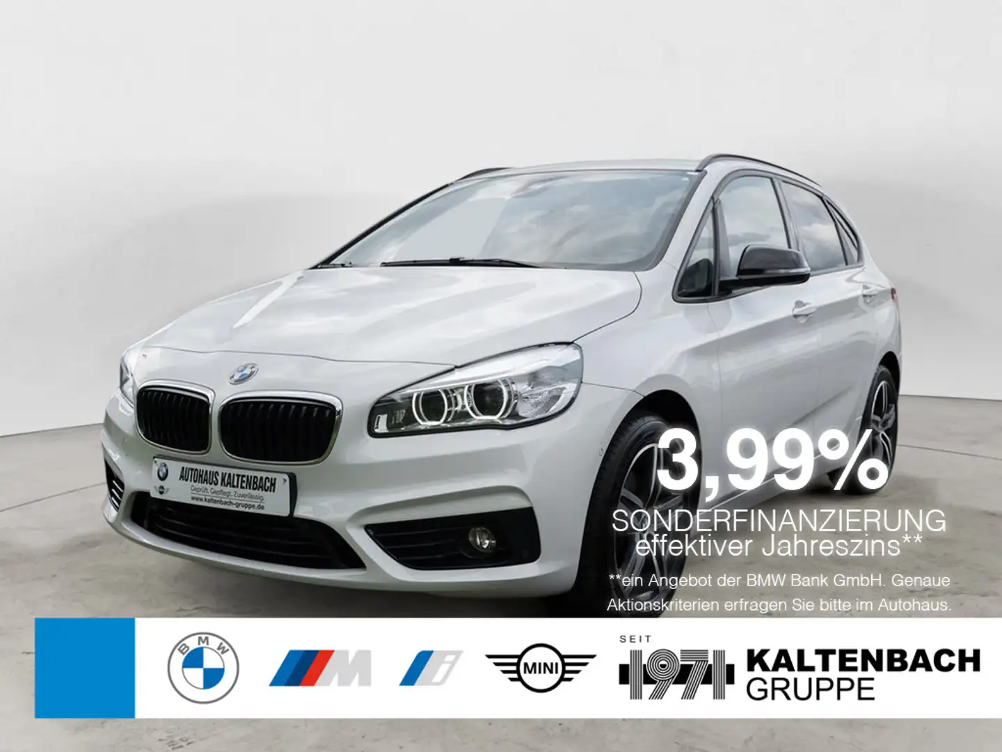 BMW 220 Active Tourer Sport Line AHK LED NAVI SHZ Weiß - 1