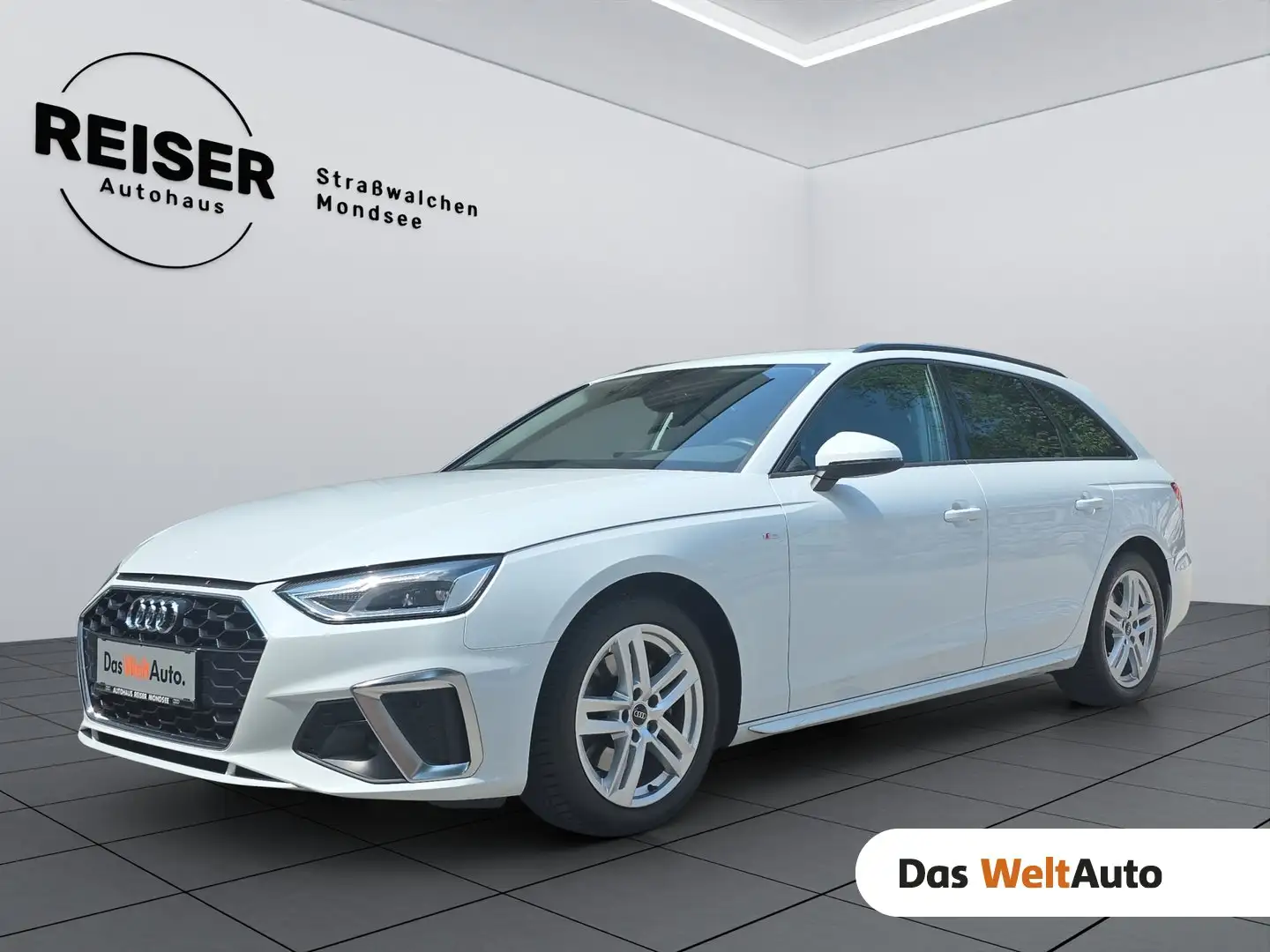 Audi A4 35 TDI S line Weiß - 1