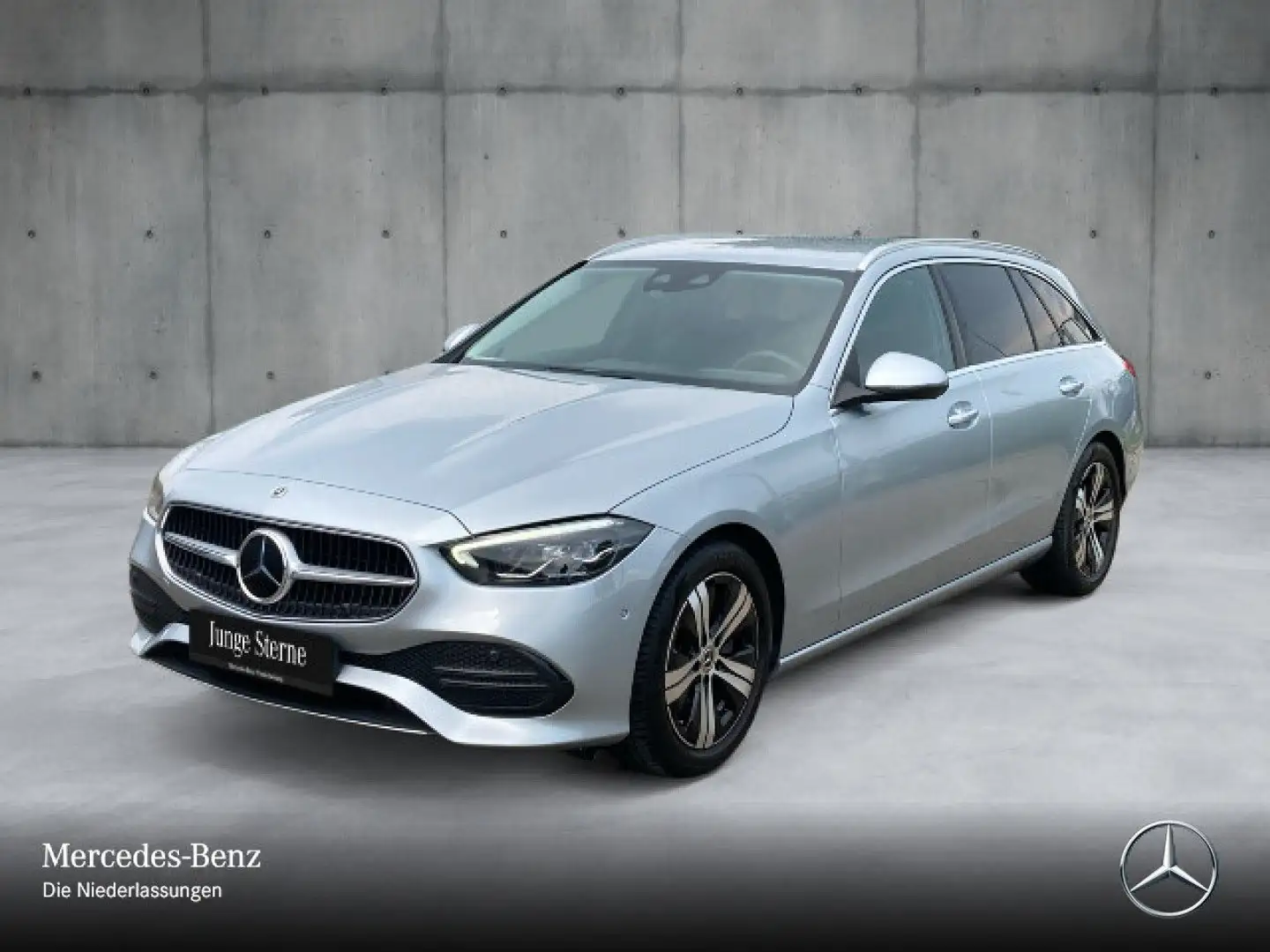 Mercedes-Benz C 220 d T AVANTG+AHK+LED+STHZG+KAMERA+KEYLESS+9G Silber - 2