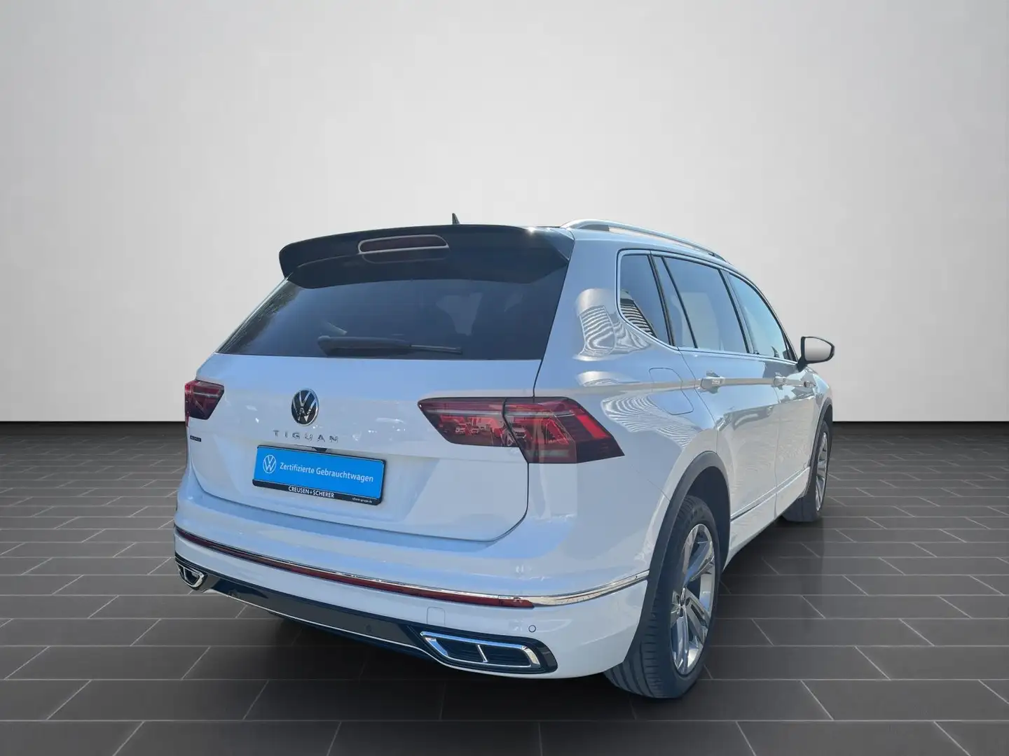 Volkswagen Tiguan Allspace 2.0 TDI DSG R-LINE RFK SHZ ACC N Weiß - 2