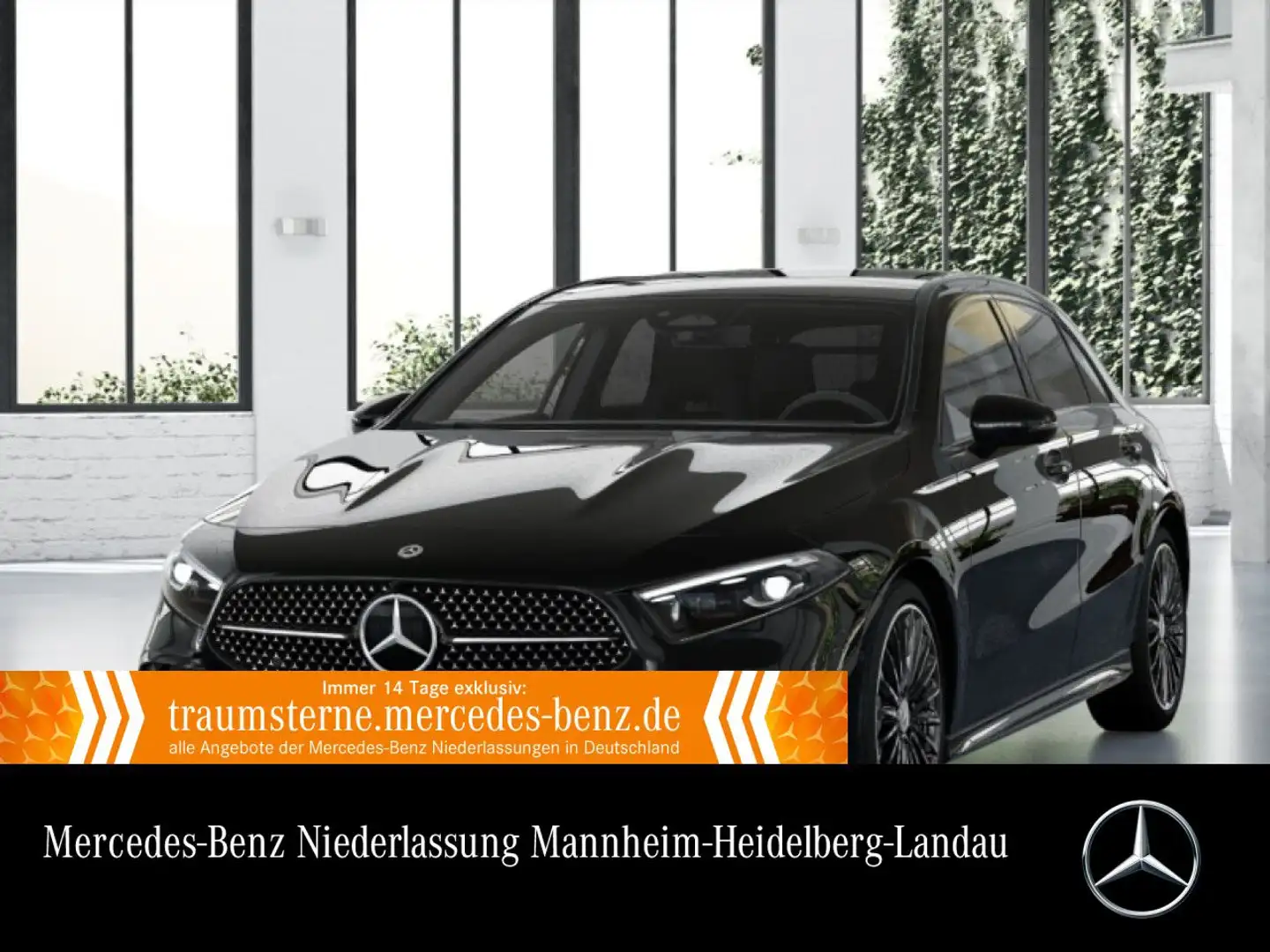 Mercedes-Benz A 200 AMG+NIGHT+PANO+MULTIBEAM+KAMERA+TOTW+7G Schwarz - 1