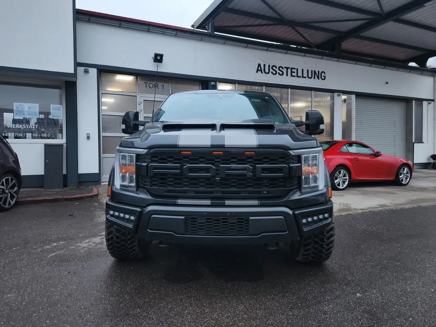 Ford F 150 RAPTOR,Totwinkel,Spurhalte,360° Negro - 2