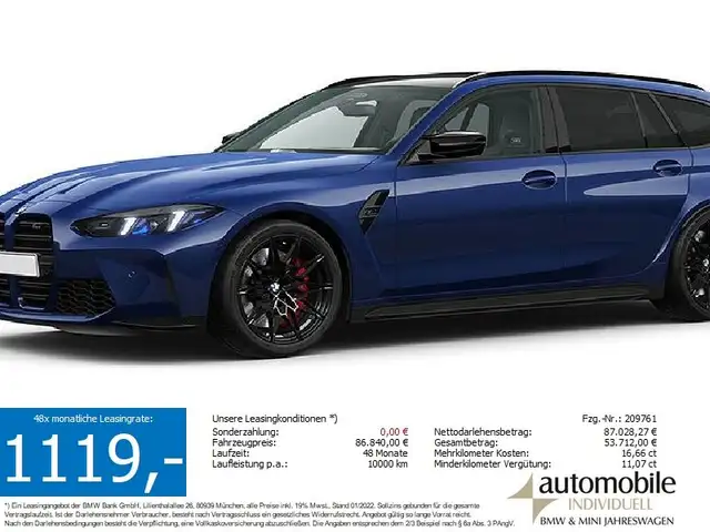 BMW 630 M3 Competition M xDrive T. NP 111.-€ HuD H&K