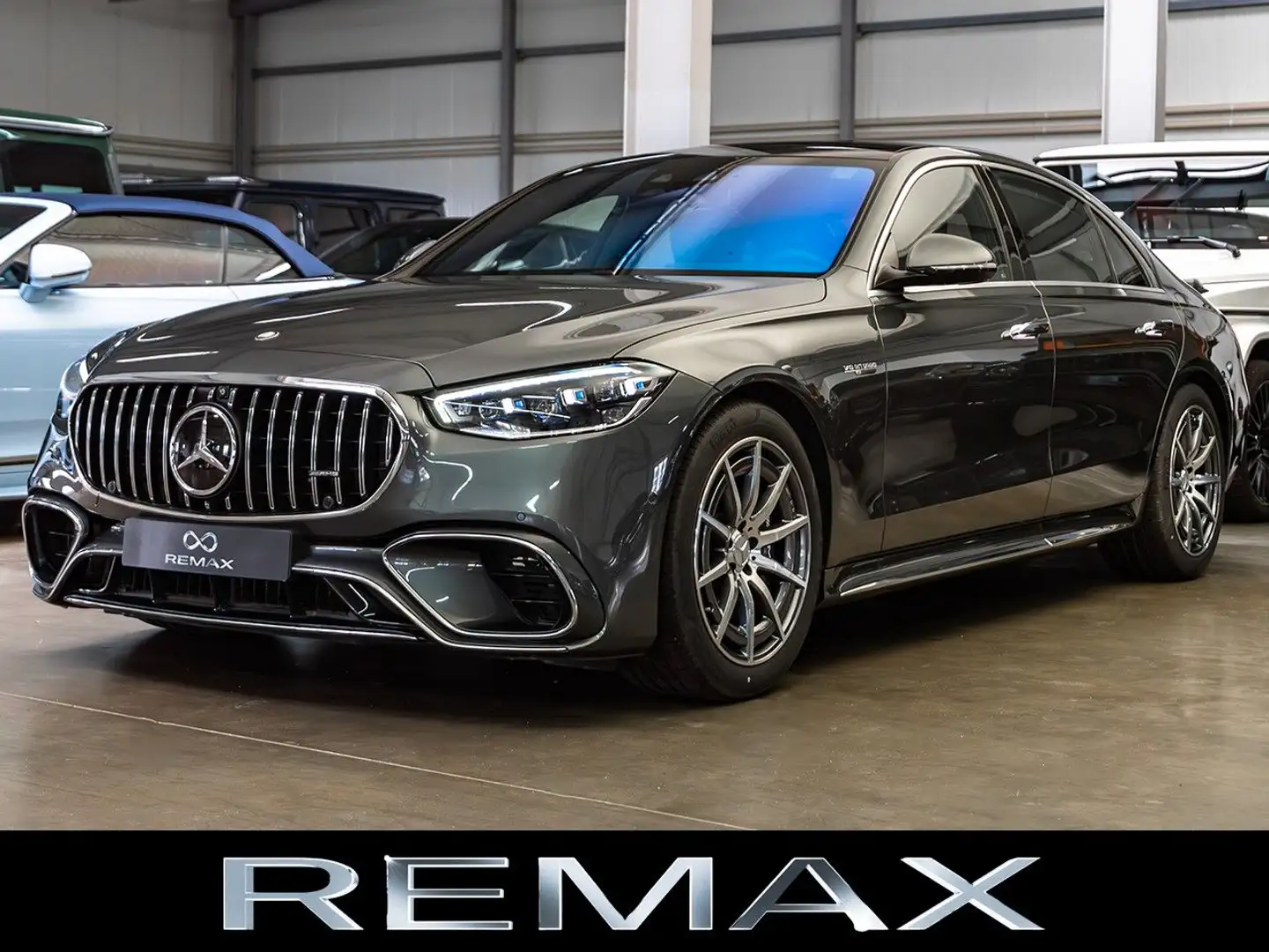Mercedes-Benz S 63 AMG S 63 E AMG Per. Long / Memory / Head Up Grijs - 1