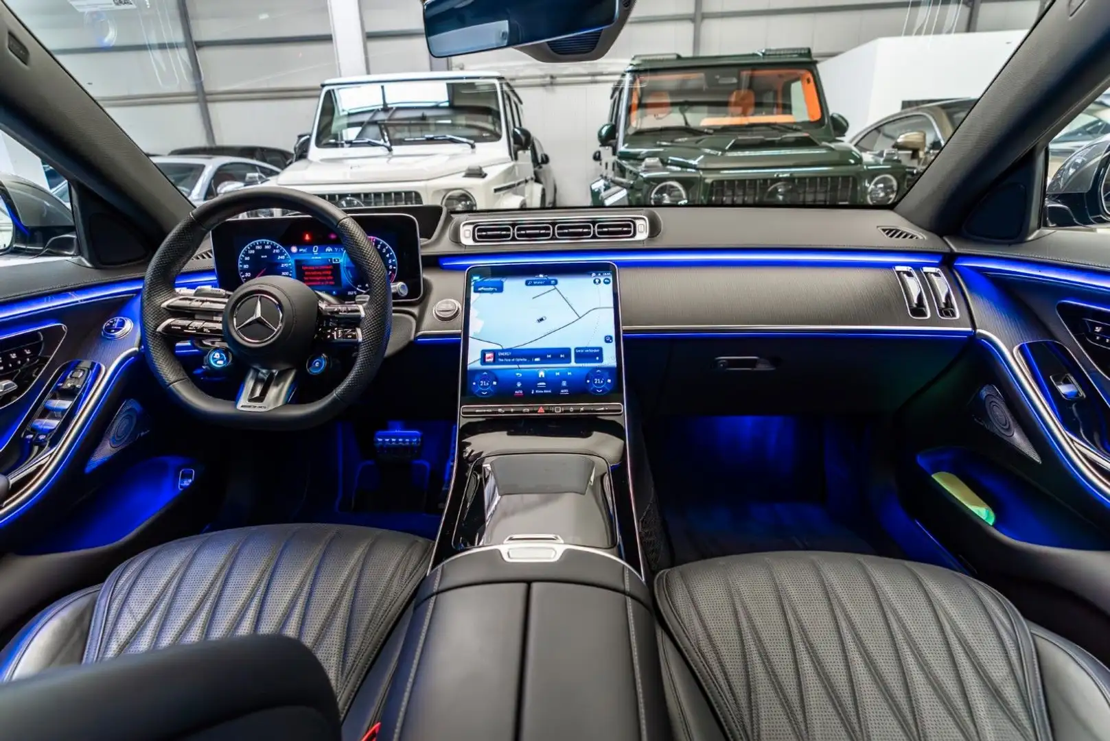 Mercedes-Benz S 63 AMG S 63 E AMG Per. Long / Memory / Head Up Grijs - 2
