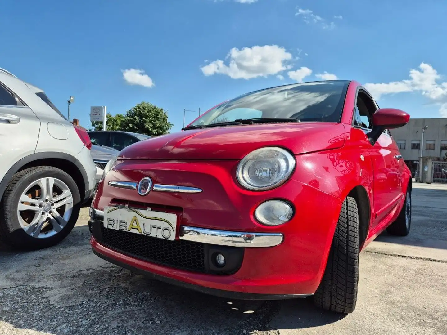 Fiat 500 1.2 Lounge ok neopatentato Rosso - 1