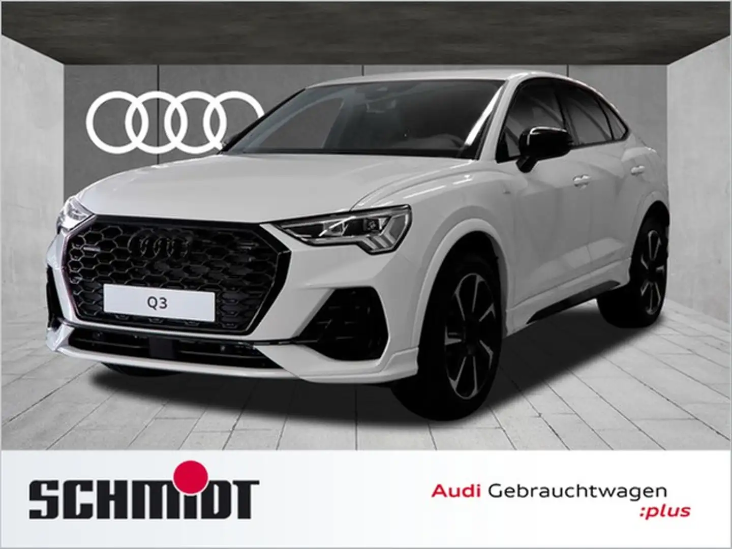Audi Q3 Sportback 40 TFSI quattro S line LED Navi+ ACC ... Weiß - 1